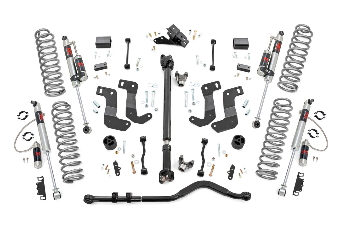 3.5 Inch Lift Kit C/A Drop FR D/S M1R Rubicon Jeep Wrangler Unlimited (24-26) Rough Country