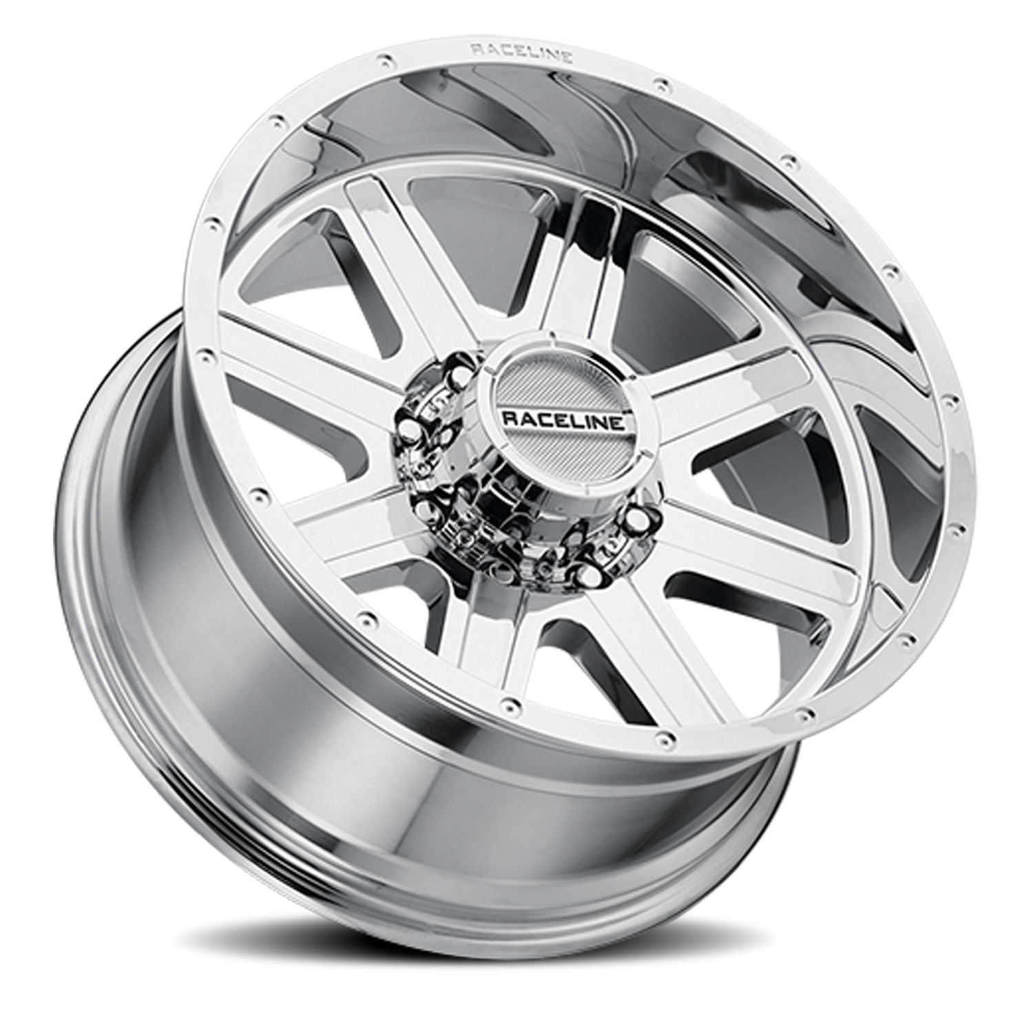 Aluminum 20x10 Hostage 940C Chrome Raceline Wheels-9