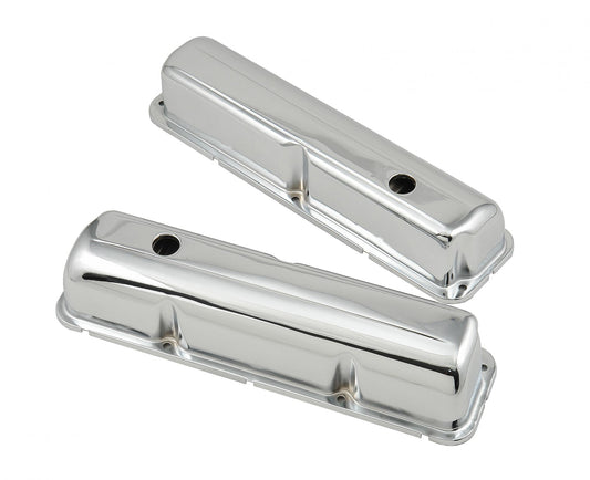Chrome Valve Covers with Baffle Fits 1958-1976 Ford 332-428 FE Engines Mr Gasket