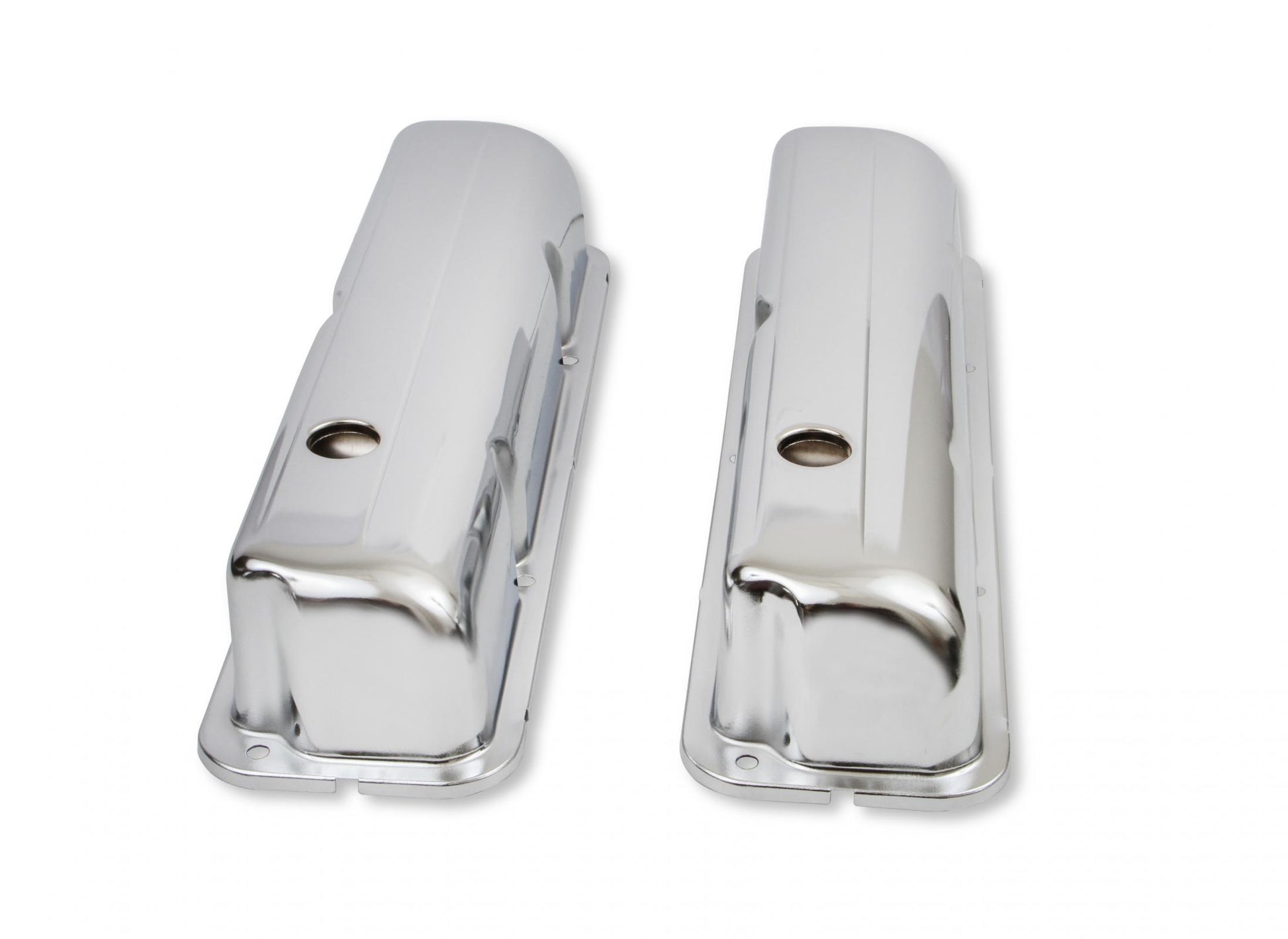Chrome Valve Covers with Baffle Fits 1958-1976 Ford 332-428 FE Engines Mr Gasket-1
