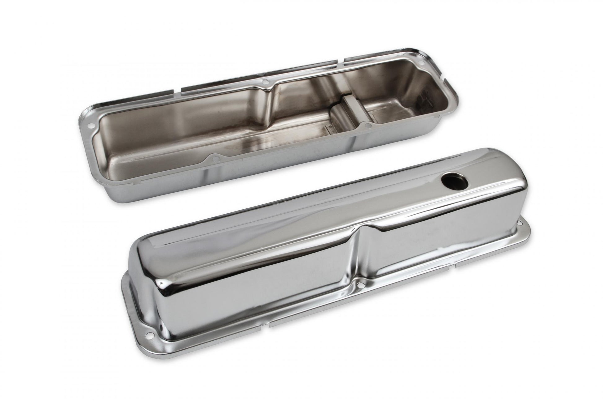 Chrome Valve Covers with Baffle Fits 1958-1976 Ford 332-428 FE Engines Mr Gasket-3