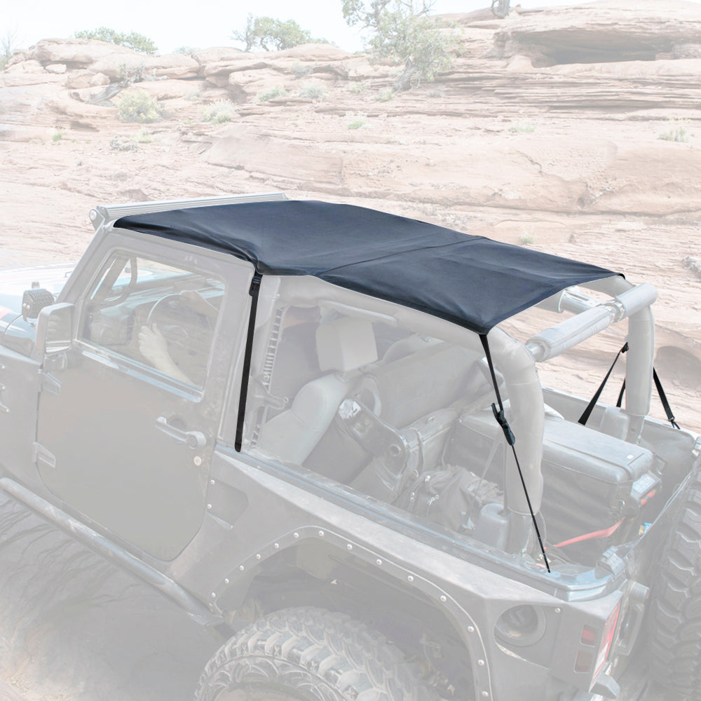 Extended Top Black Diamond 2007-2018 Jeep Wrangler Jeep JK 2 Door Smittybilt