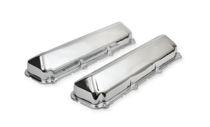 Chrome Valve Covers with Baffle Fits 1968-1997 Ford 429/460 Engines Mr Gasket-2