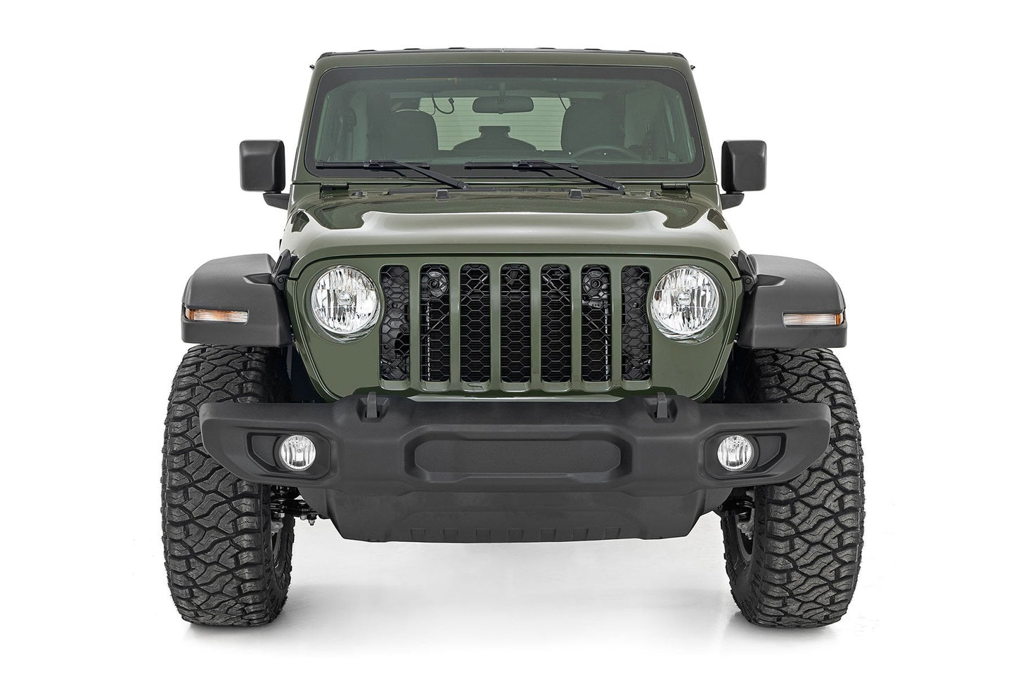 3.5 Inch Lift Kit C/A Drop Front D/S M1R Jeep Wrangler JL 4WD (24-26) Rough Country-2