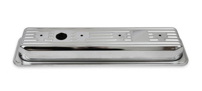 Chrome Valve Covers Finned Fits 1987-2002 Chevrolet 305-350 Gen I Small Block Mr Gasket-4