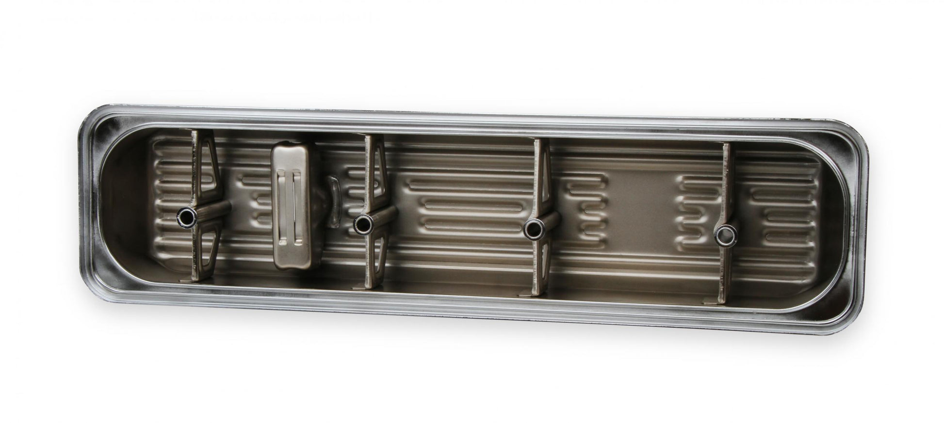 Chrome Valve Covers Finned Fits 1987-2002 Chevrolet 305-350 Gen I Small Block Mr Gasket-6