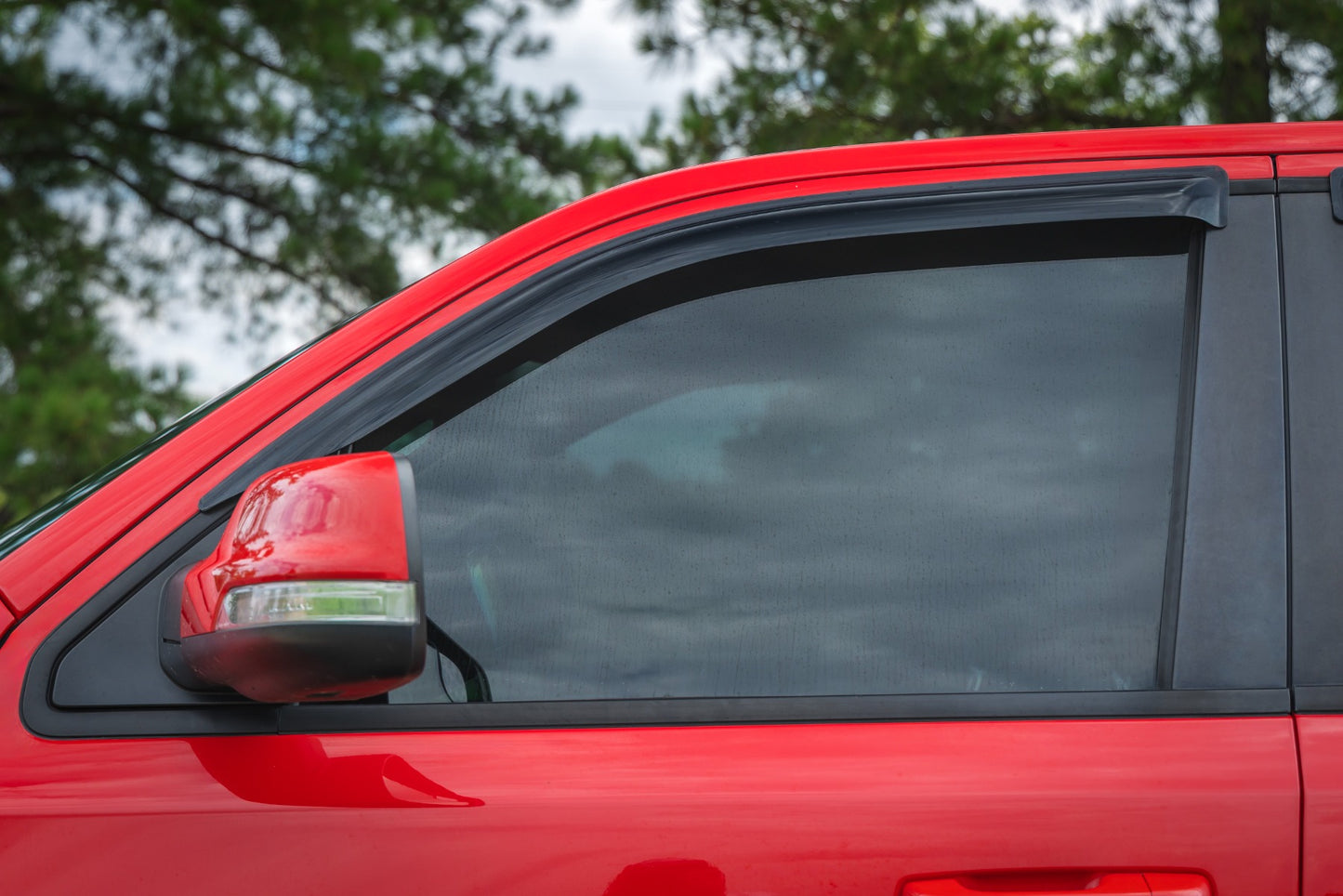 Side Window Deflectors Tape On Rain Guard Ram 1500 (19-26)/1500 TRX (21-24) Rough Country-4