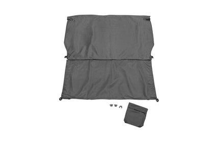 R Combo Brief Extended Topper with Zip Out Rear Section for 1997-2006 Jeep TJ, Black Denim, Windshield Channel Required (sold separately) Rampage