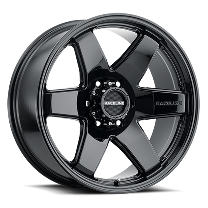 Aluminum 18x9 Addict 942B Gloss Black Raceline Wheels-2