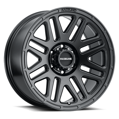 Aluminum 17x9 Outlander 944B Satin Black Raceline Wheels