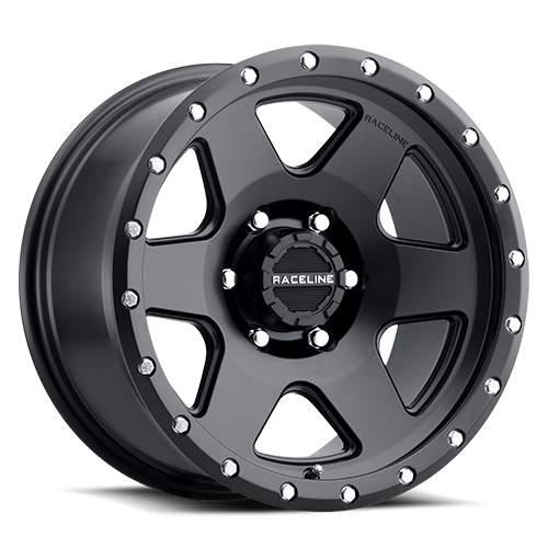 Raceline Wheels Aluminum Wheels 17x8 Boost 946B Satin Black Raceline Wheels