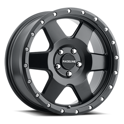 Aluminum 18x8 Boost 946B Satin Black Raceline Wheels-6