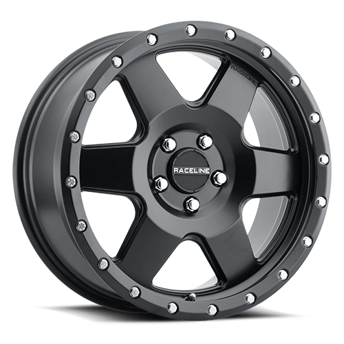 Raceline Wheels Aluminum Wheels 18x8 Boost 946B Satin Black Raceline Wheels