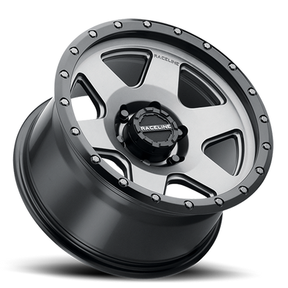 Aluminum 20x9 Boost 946G Satin Gunmetal Gray Raceline Wheels-1