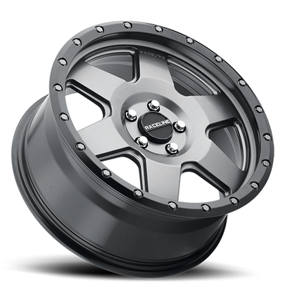 Aluminum 18x9 Boost 946G Satin Gunmetal Gray Raceline Wheels-9