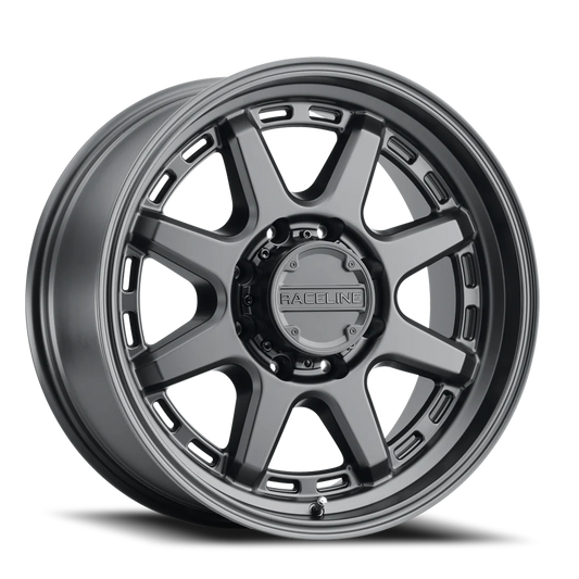 Raceline Wheels Aluminum Wheels 16x8 Scout 947B Satin Black Raceline Wheels