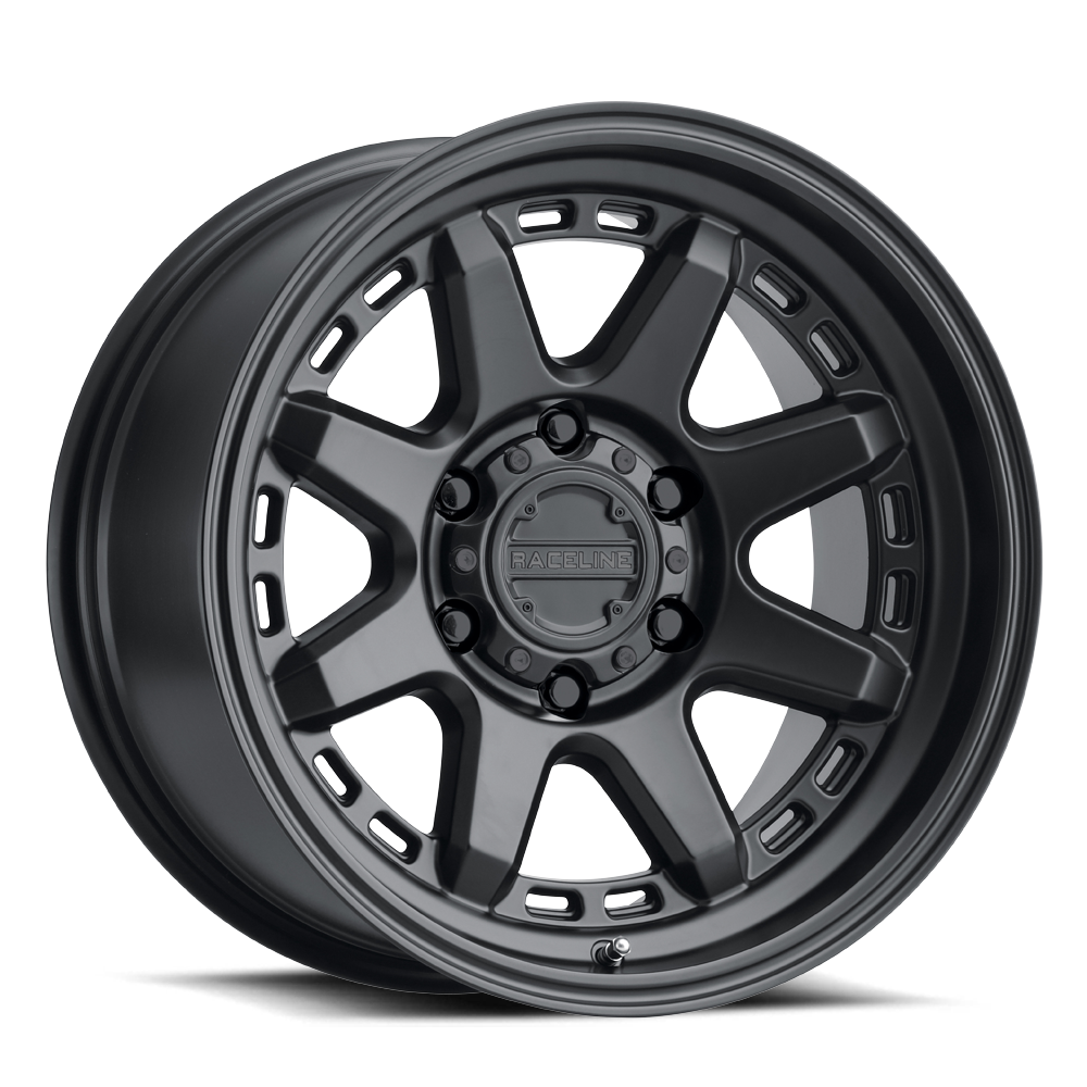 Raceline Wheels Aluminum Wheels 17x8.5 Scout 947B Satin Black Raceline Wheels