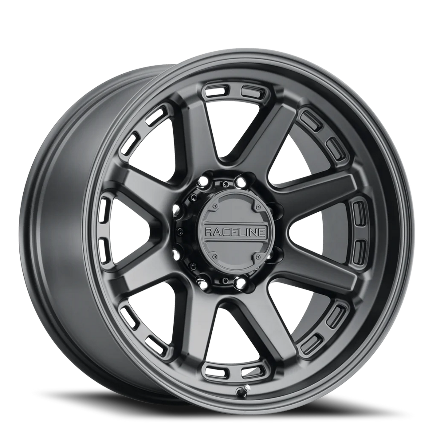 Aluminum 17x9 Scout 947B Satin Black Raceline Wheels