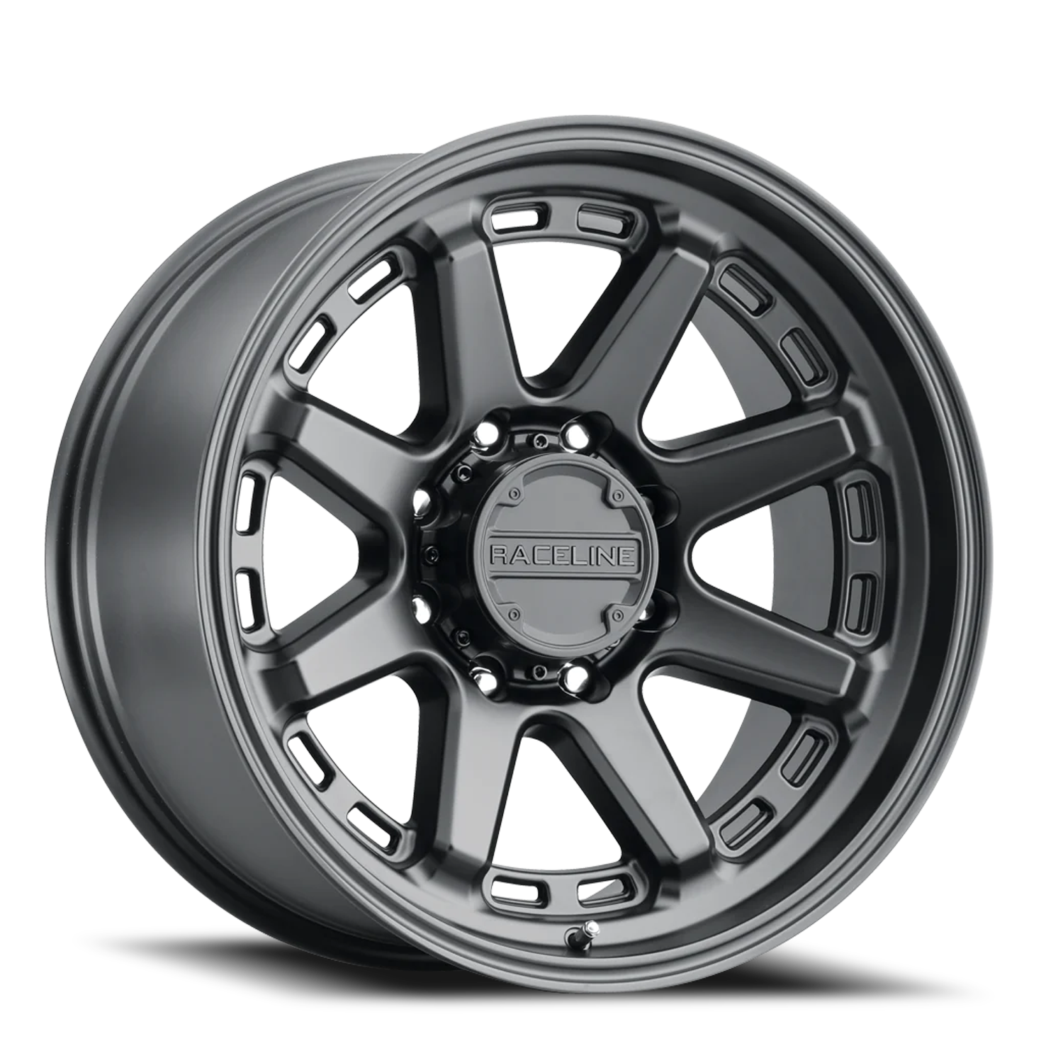 Aluminum 17x9 Scout 947B Satin Black Raceline Wheels