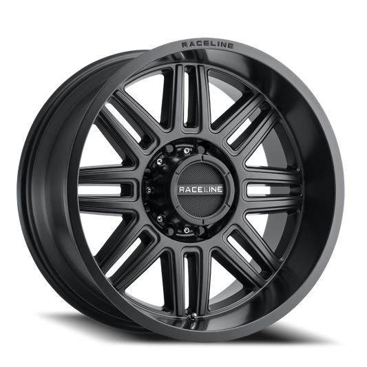 Raceline Wheels Aluminum Wheels 20x10 Split 948B Satin Black Raceline Wheels