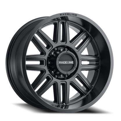 Aluminum 18x9 Shift 930B Satin Black Raceline Wheels-16