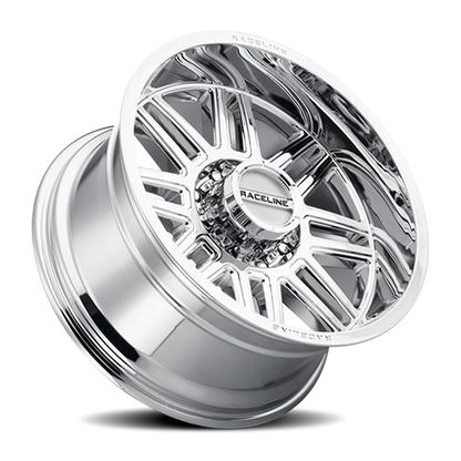 Aluminum 17x8.5 Split 948C Chrome Raceline Wheels-9