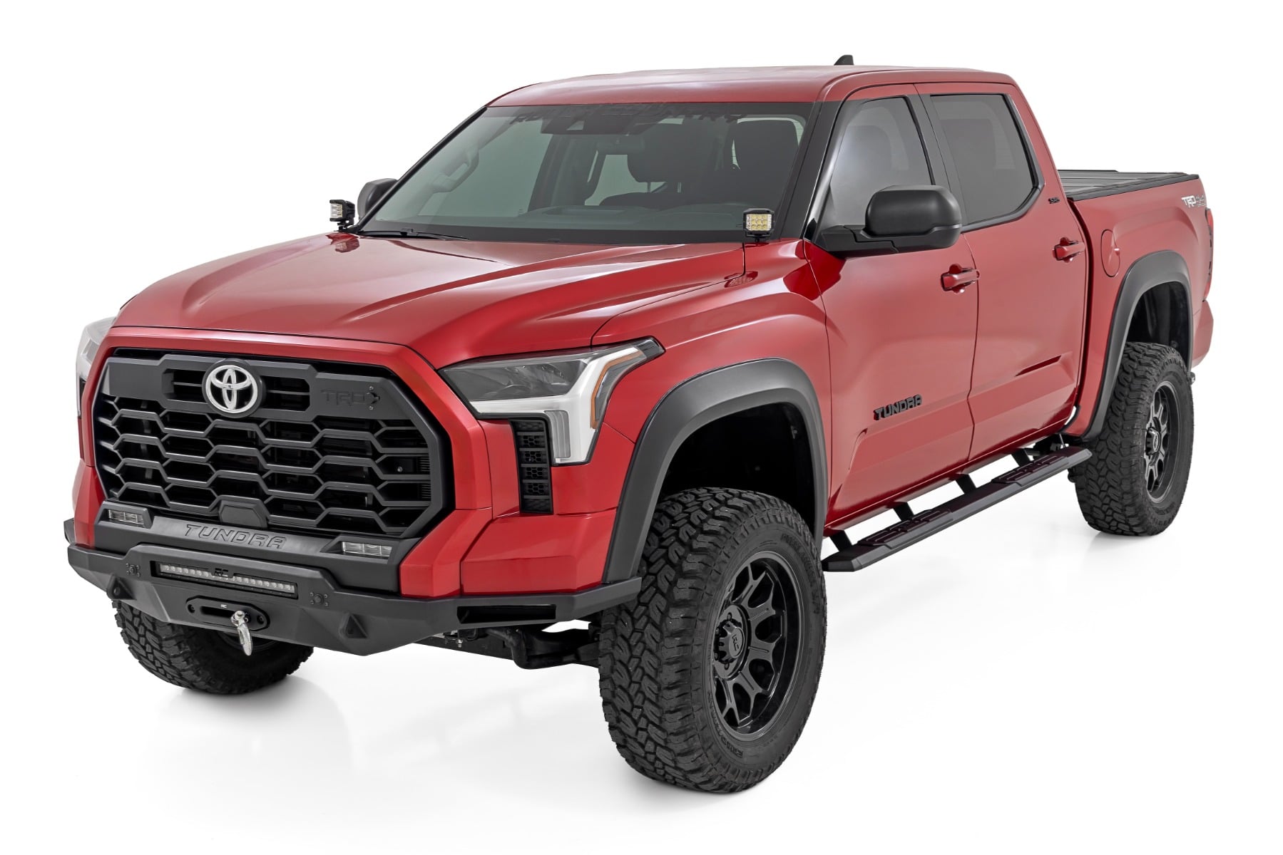 TR2 Running Boards CrewMax Toyota Tundra 2WD/4WD (2022-2026) Rough Country-1