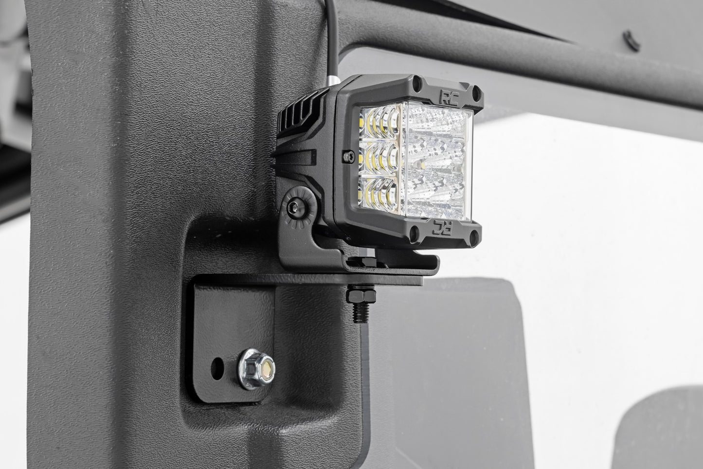 Rough Country Rear Facing LED Kit 2-Inch Black Series with Spot Beam 2020 Intimidator GC1K Rough Country