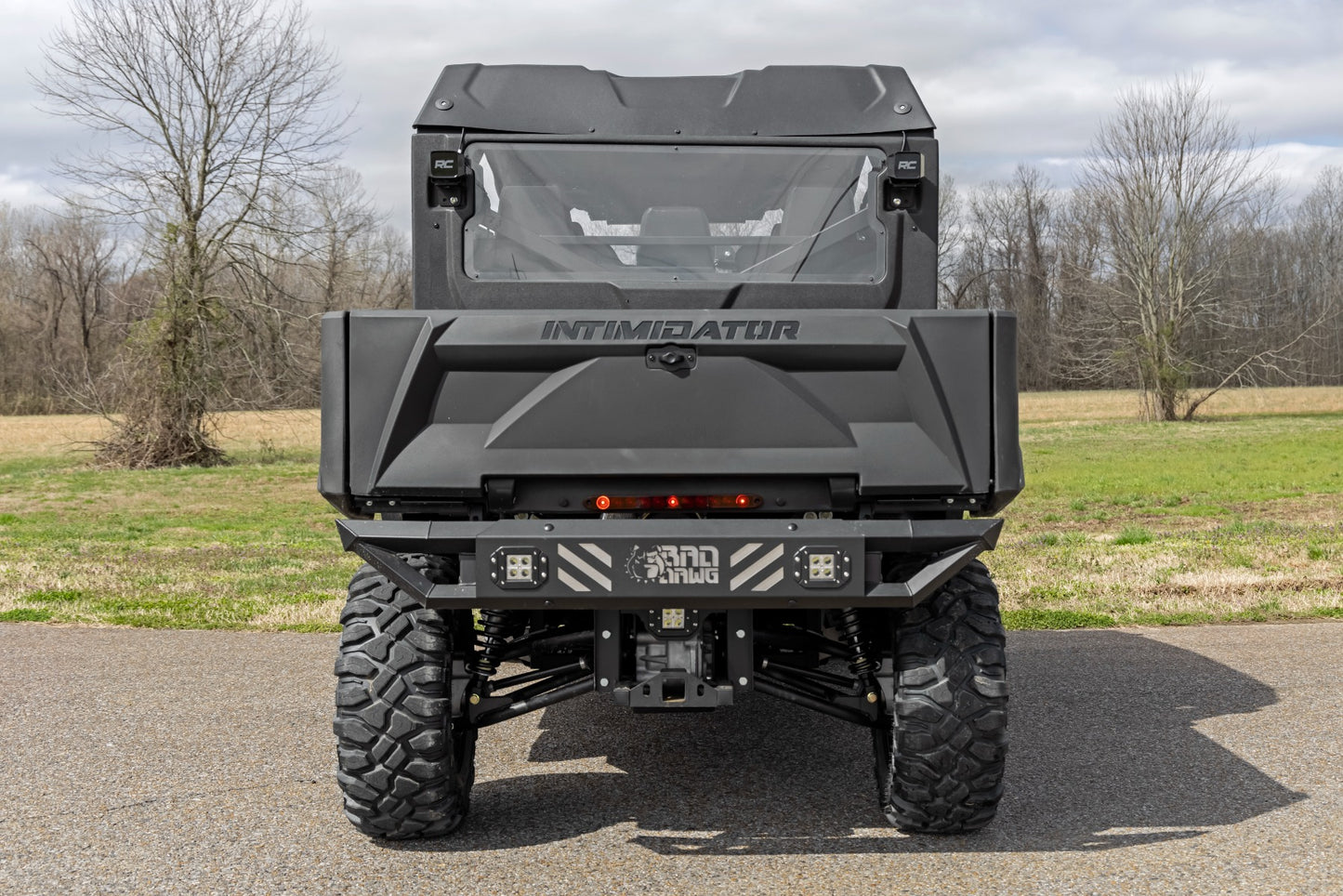 Rear Facing LED Kit 2-Inch Black Series with Flood Beam 2020 Intimidator GC1K Rough Country-4