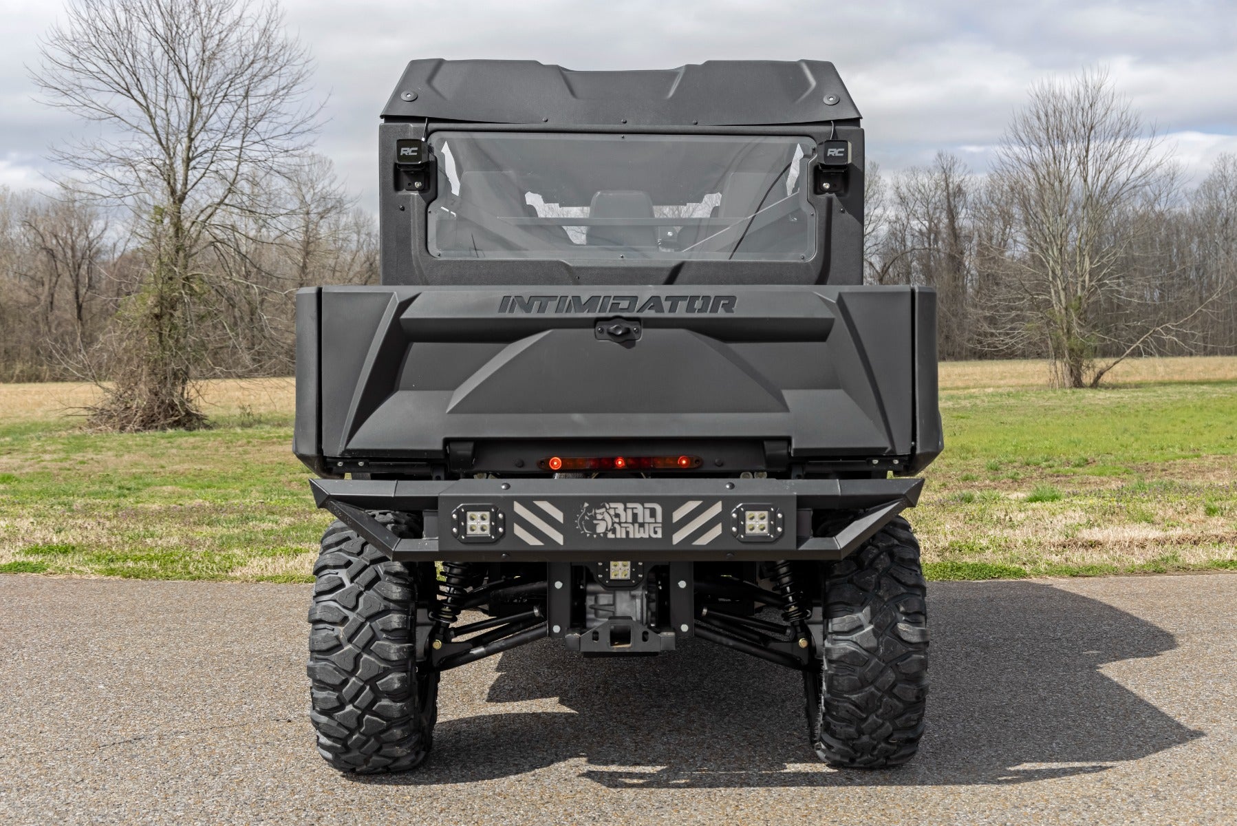 Rear Facing LED Kit 2-Inch Black Series with Flood Beam 2020 Intimidator GC1K Rough Country-4