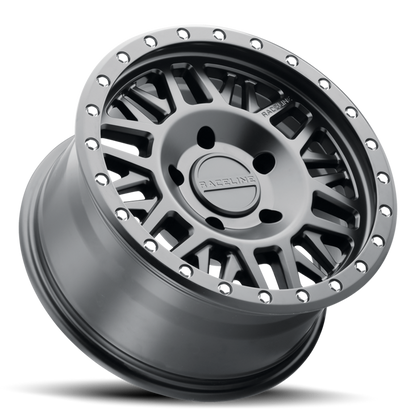 Aluminum 18x9 Ryno 951B Satin Black Raceline Wheels-5
