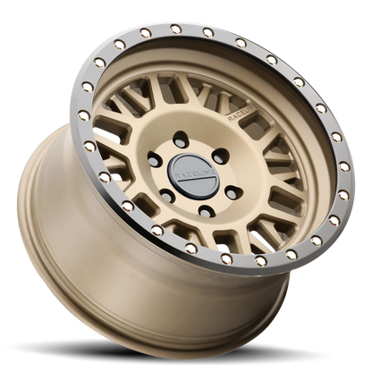 Aluminum 16x8 Ryno 951BZ Gold Textured Bronze Raceline Wheels-7