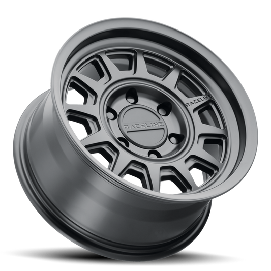 Aluminum 16x8 Aero HD 952B Satin Black Raceline Wheels-1
