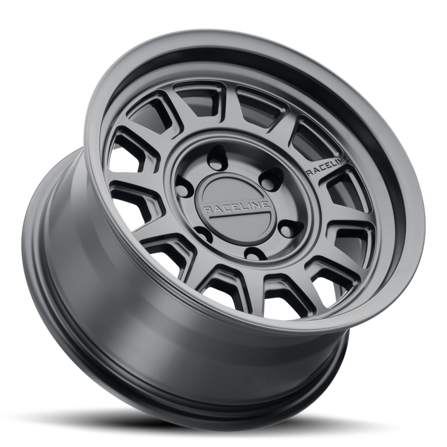 Aluminum 17x9 Aero HD 952B Satin Black Raceline Wheels-3