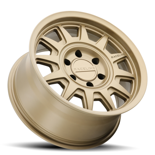 Aluminum 16x8 Aero HD 952BZ Satin Bronze Gold Raceline Wheels-1