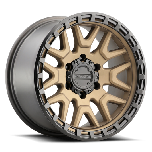 Raceline Wheels Aluminum Wheels 16x8 Krank 953BZ Satin Bronze Raceline Wheels