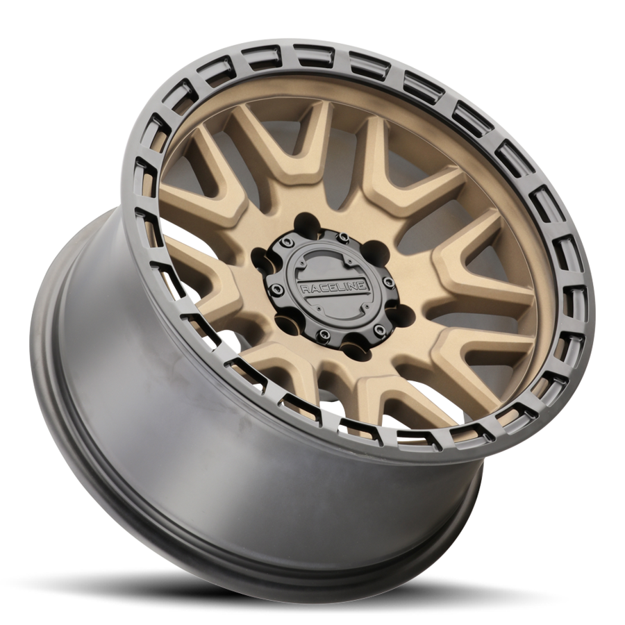 Aluminum 17x9 Krank 953BZ Satin Bronze Raceline Wheels-9