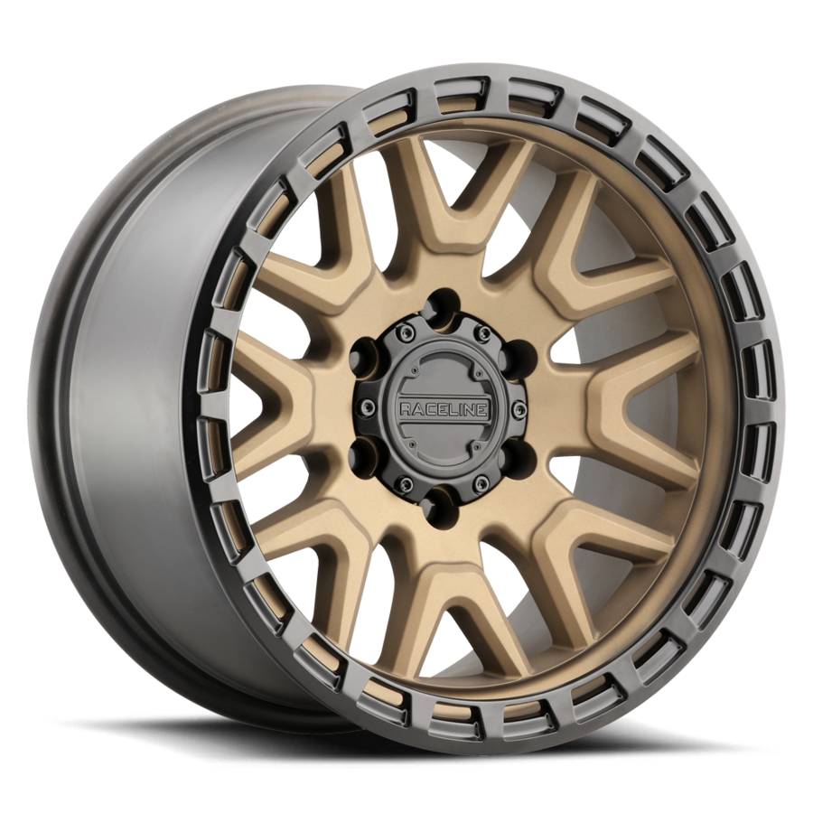 Aluminum 17x9 Krank 953BZ Satin Bronze Raceline Wheels-2