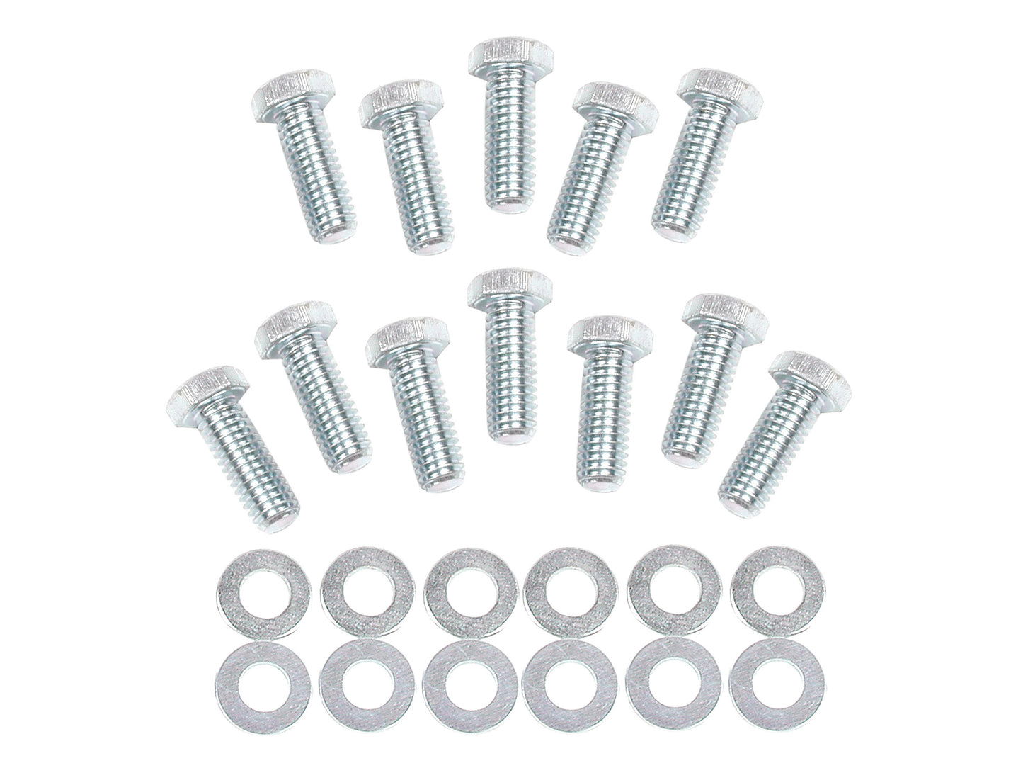 Intake Manifold Bolt Set Hex Head Fits Small Block Chevrolet 265-400, Small Block Mopar 273-360, Big Block Mopar 383-440, AMC V8 290-401 Mr Gasket