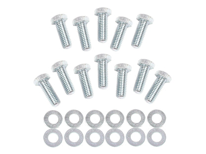 Intake Manifold Bolt Set Hex Head Fits Small Block Chevrolet 265-400, Small Block Mopar 273-360, Big Block Mopar 383-440, AMC V8 290-401 Mr Gasket