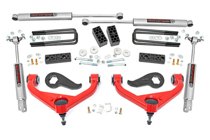 3 Inch Lift Kit Red Sierra/Silverado 3500 HD 2WD/4WD (20-26) Rough Country