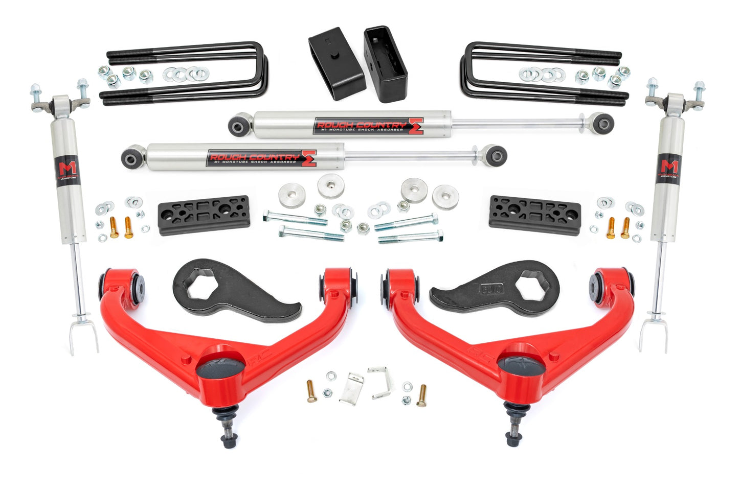 3 Inch Lift Kit UCAs M1 Sierra/Red Silverado 3500 HD (20-26) Rough Country