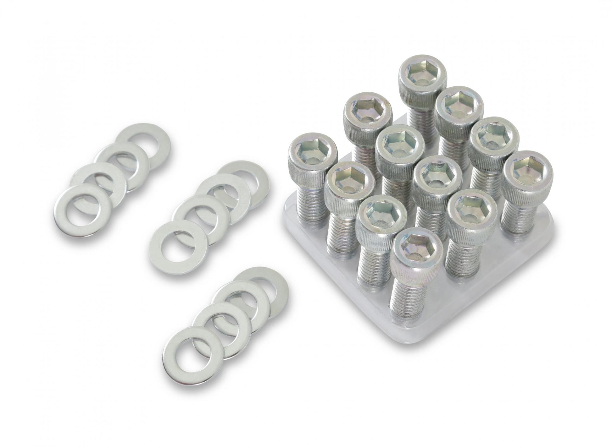Intake Manifold Bolt Set Socket Head Fits Small Block Chevrolet 265-400, Small Block Mopar 273-360, Big Block Mopar 383-440, AMC V8 290-401 Mr Gasket