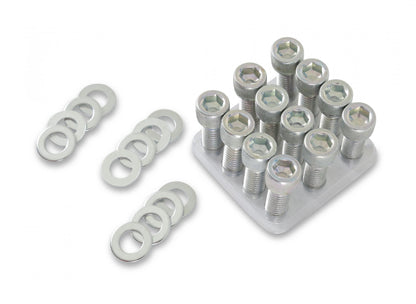 Intake Manifold Bolt Set Socket Head Fits Small Block Chevrolet 265-400, Small Block Mopar 273-360, Big Block Mopar 383-440, AMC V8 290-401 Mr Gasket