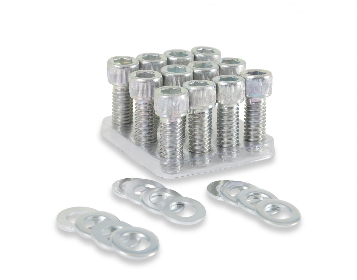 Intake Manifold Bolt Set Socket Head Fits Small Block Chevrolet 265-400, Small Block Mopar 273-360, Big Block Mopar 383-440, AMC V8 290-401 Mr Gasket-1