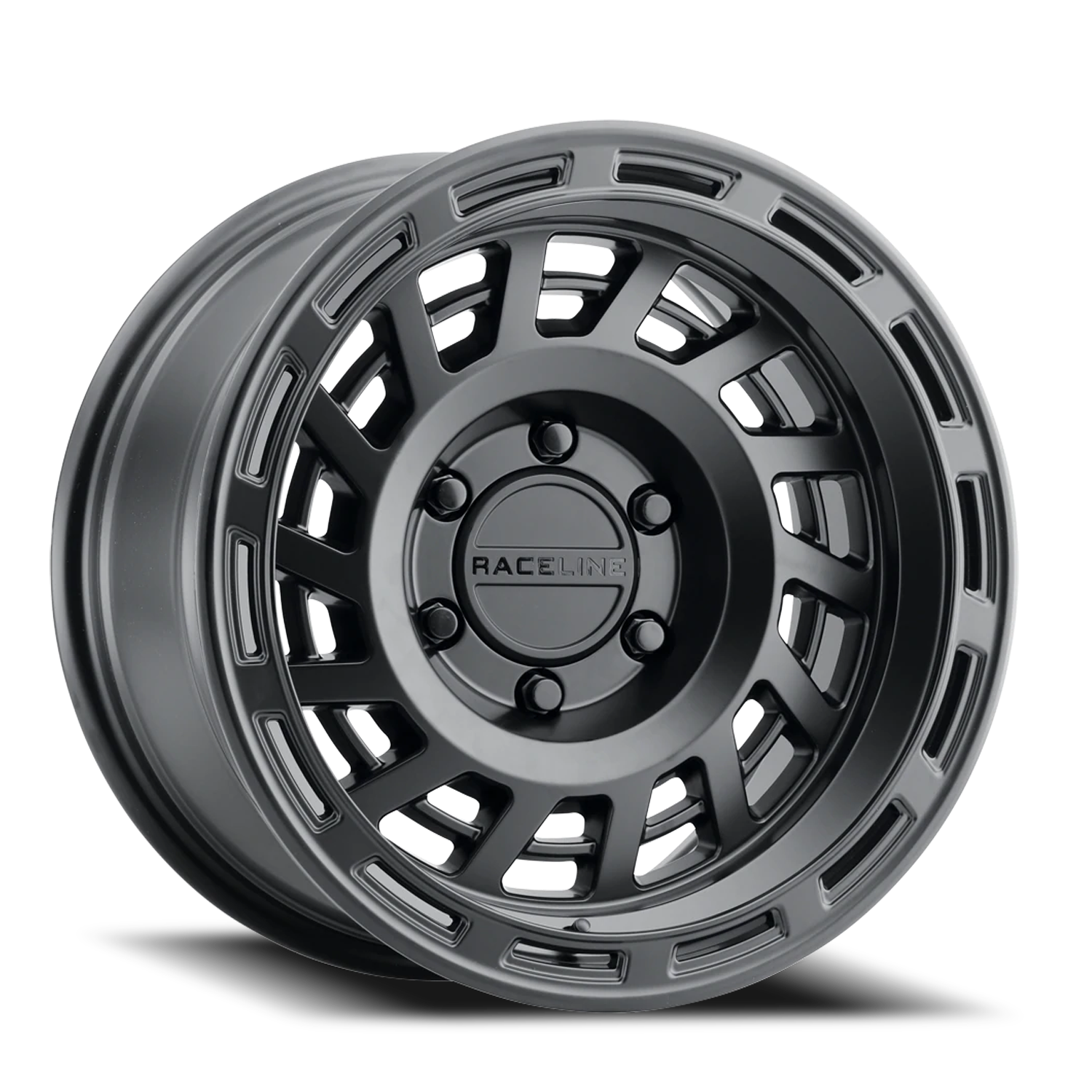 Raceline Wheels Aluminum Wheels 17x8.5 Halo 957B Satin Black Raceline Wheels