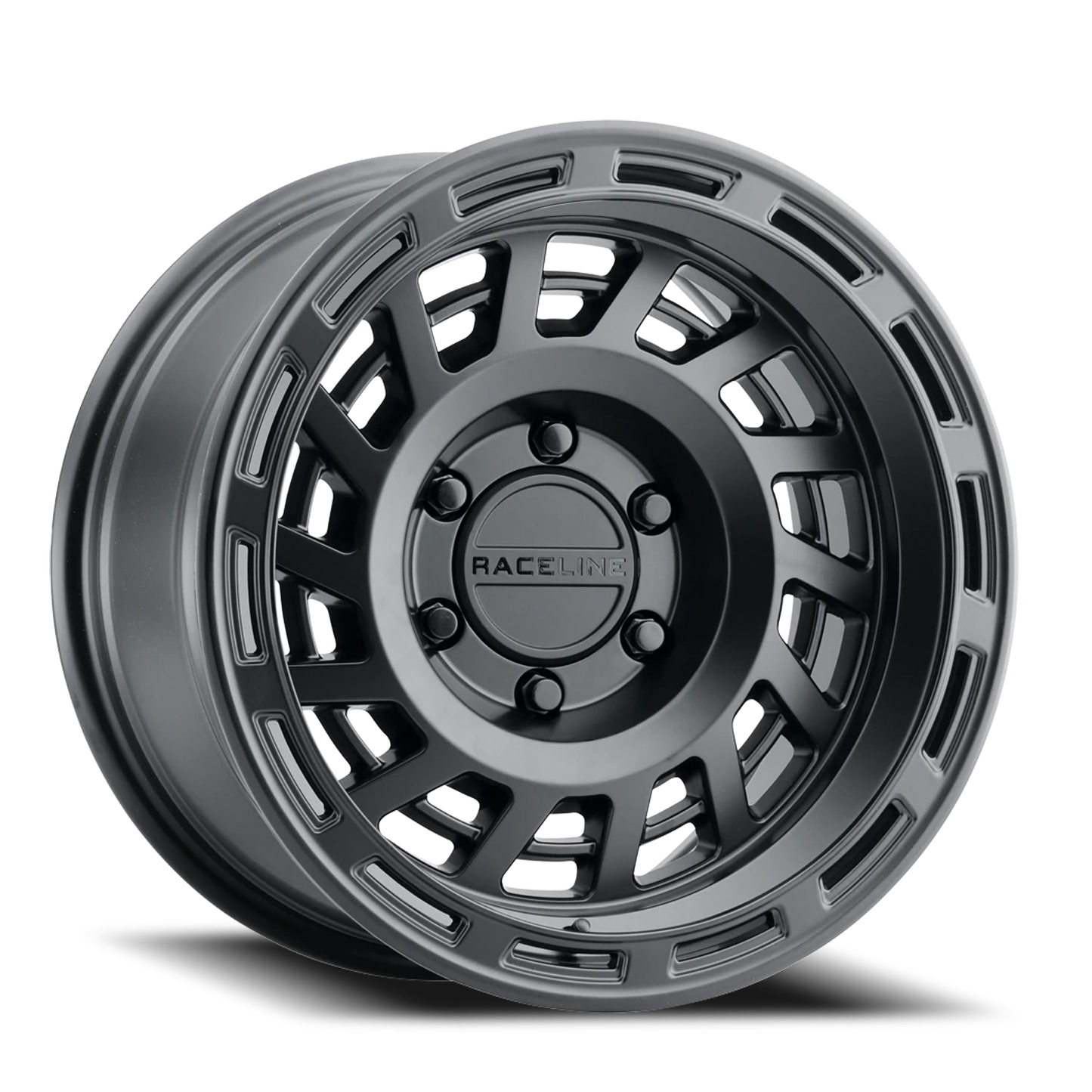 Raceline Wheels Aluminum Wheels 17x9 Halo 957B Satin Black Raceline Wheels