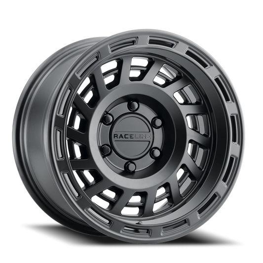 Raceline Wheels Aluminum Wheels 18x9 Halo 957B Satin Black Raceline Wheels