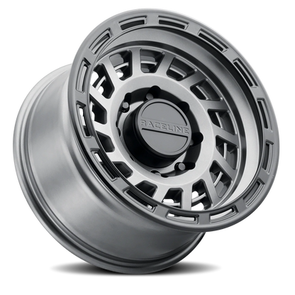 Aluminum 18x9 Halo 957GB Gunmetal Gray Black Ring Raceline Wheels-13