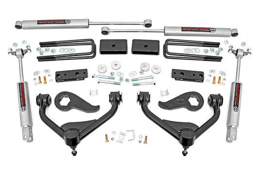 Rough Country 3 Inch GM Bolt-On Suspension Lift Kit 20 2500HD Rough Country